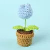 Tulipán Azul + Mini Bol Pequeño para Lana