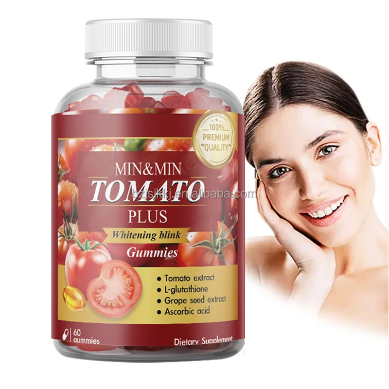 glutathione tomato Wholesale Custom Natural Healthcare Supplement L-Glutathione Tomato Gummies for the Skin| Alibaba.com