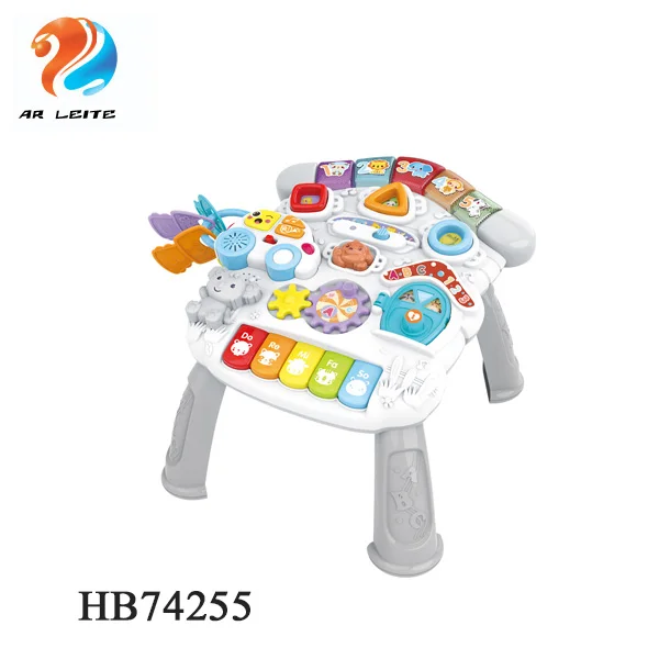 Multi Functional 2 in 1 Activity Strollers Early Educational Study Learning Table  Push Baby Cheap  Baby Walker With Music