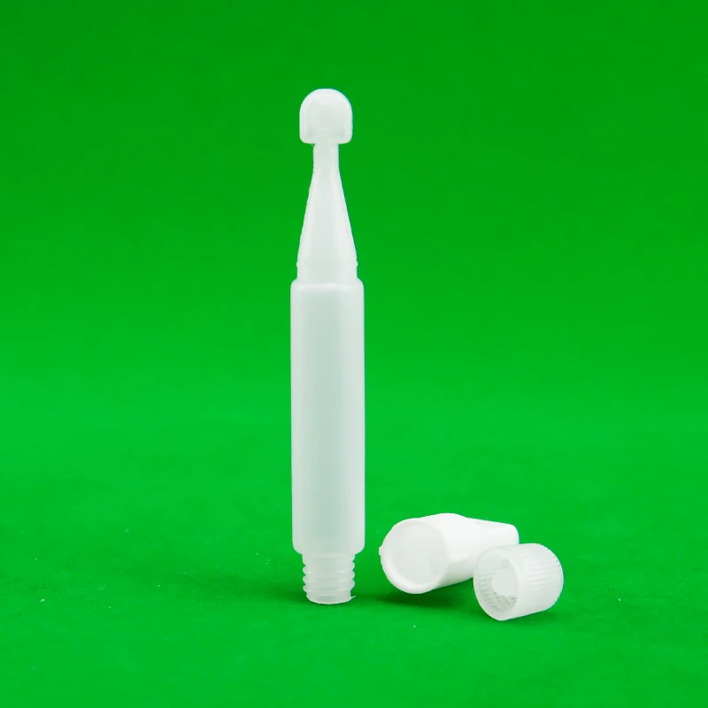 1ml 2ml HDPE Plastic Eye Dropper and Potion Bottles for Makeup with Screw Cap and Seal Packaged in Box for Industrial Use