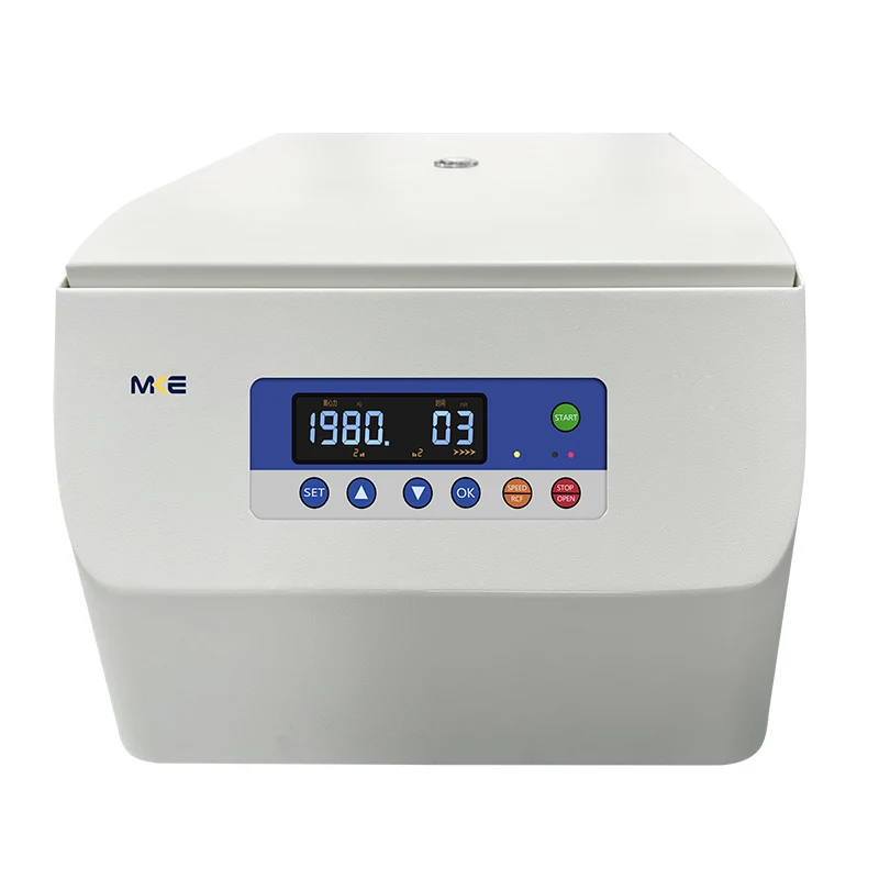 Low Speed Benchtop Lab Centrifuge with 4*600ml Swing Rotor and 6080xg RCF for Hospitals and Universities