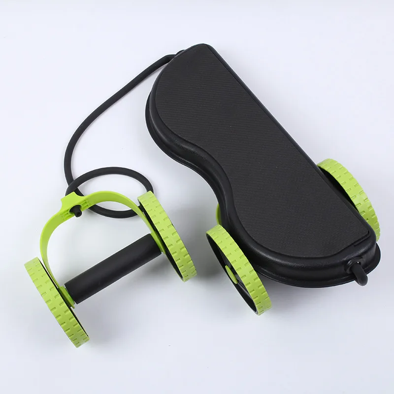 l0105 multi functional indoor training sport fitness equipment abdominal wheel with yoga resistance pull rope-3