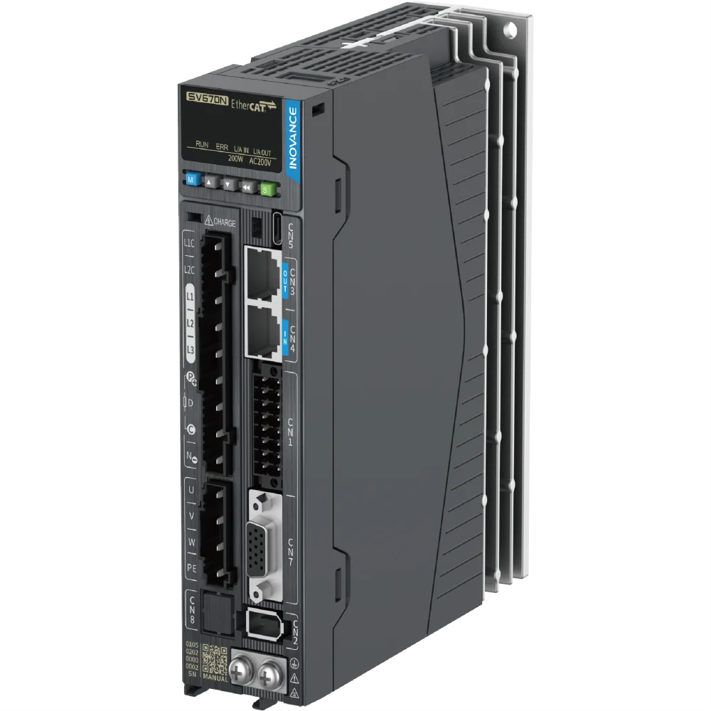 INOVANCE SV630 Series 400W Servo Drive, 220V 2.8A EtherCAT - 1