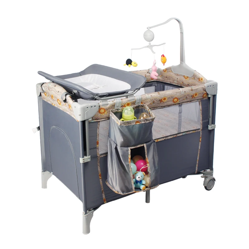 Лидер продаж с завода, розовая детская кроватка/Детская кроватка с бамперами