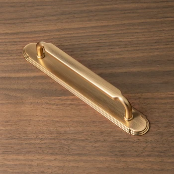 Goo-Ki Oval-Shaped Long Back Plate Cabinet Hardware Zinc Alloy Drawer Handle G014 for Kitchen & Bedroom Furniture & Dressers