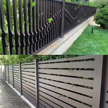 Senda Customized Privacy Aluminium Slat Fencing Horizontal Aluminum ...