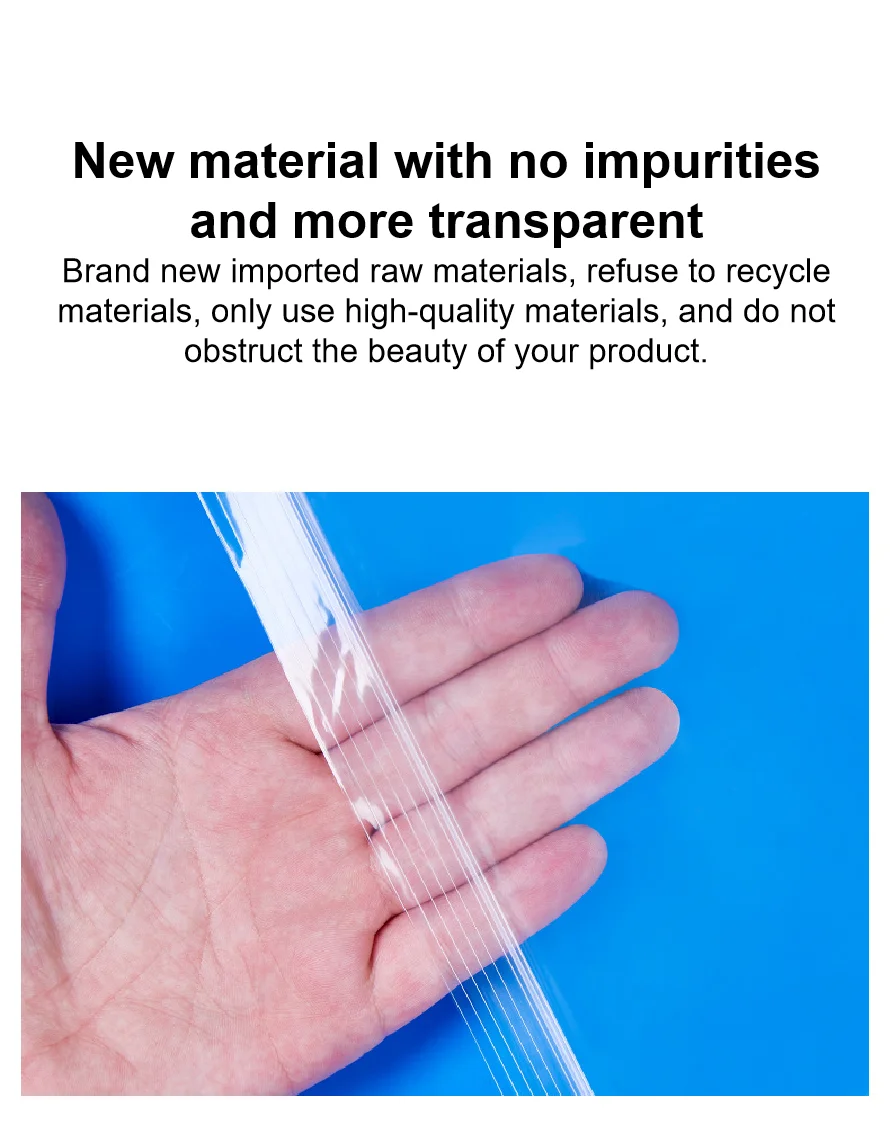 Transparent sealed Pocket, Clothing and Food Packaging Bag, Plastic sealed Bag, PE Bone Bag, Self Sealing Bag