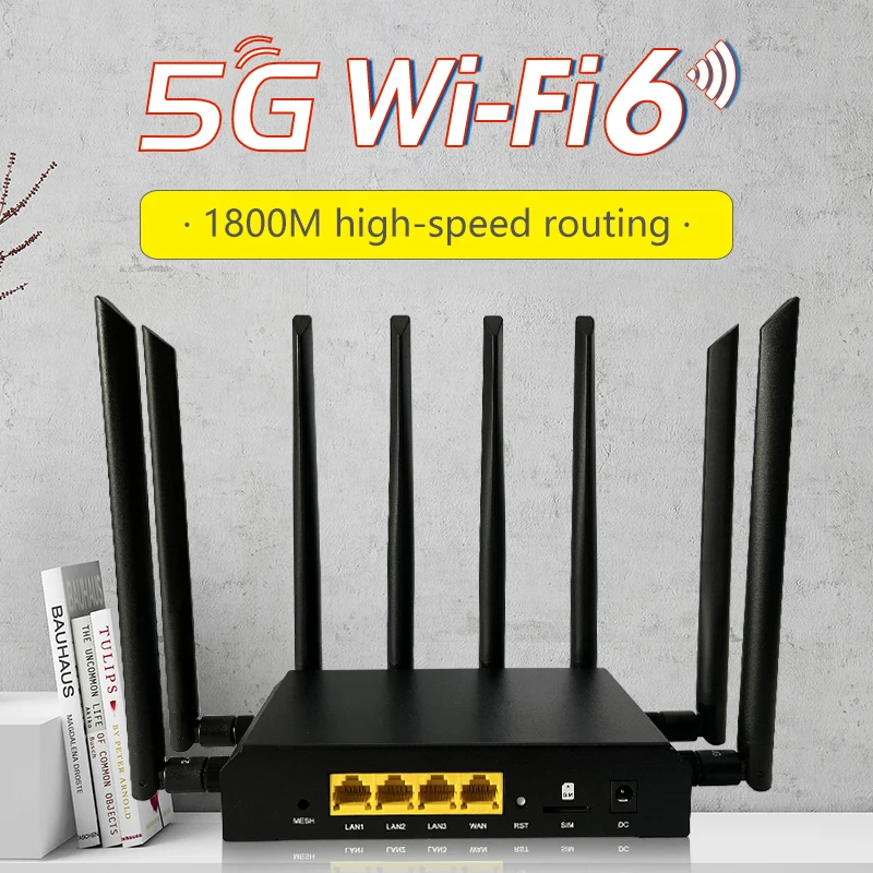 802.11ax Dual Band 5g Sim Card Wifi 6 Mesh Router