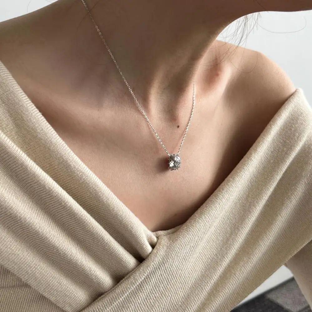 KAKODIY Luxury 18K Gold Plated 5A Cubic Zirconia Roller Pendant Necklace 925 Sterling Silver Jewelry detail 5