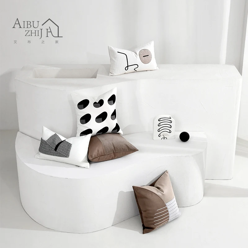 Aibuzhijia Modern Design Pillow Cases Decorative Cushion Cover
