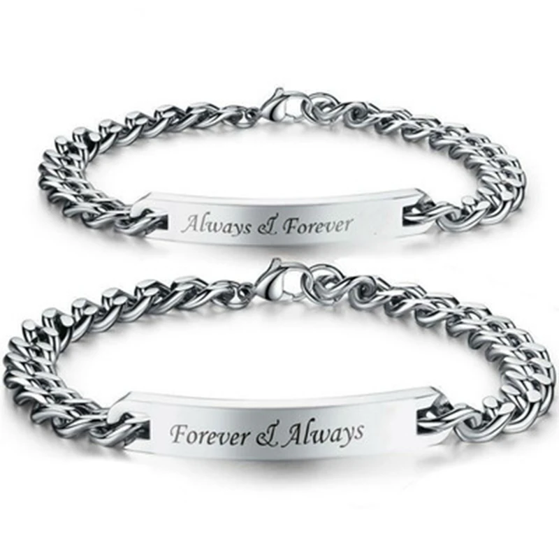 2Pcs Women Men Handmade Infinity Forever Lovers Friendship Family Braided  Couple Link Strentch Bracelets - Walmart.com