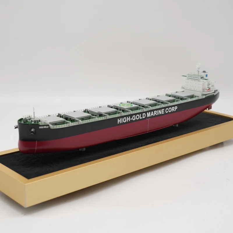 【LAC】O.A.S Ship Model Factory | Customized 35cm High Simulation Bulk Cargo Ship Model Premium Shipping Gift for Enterprises