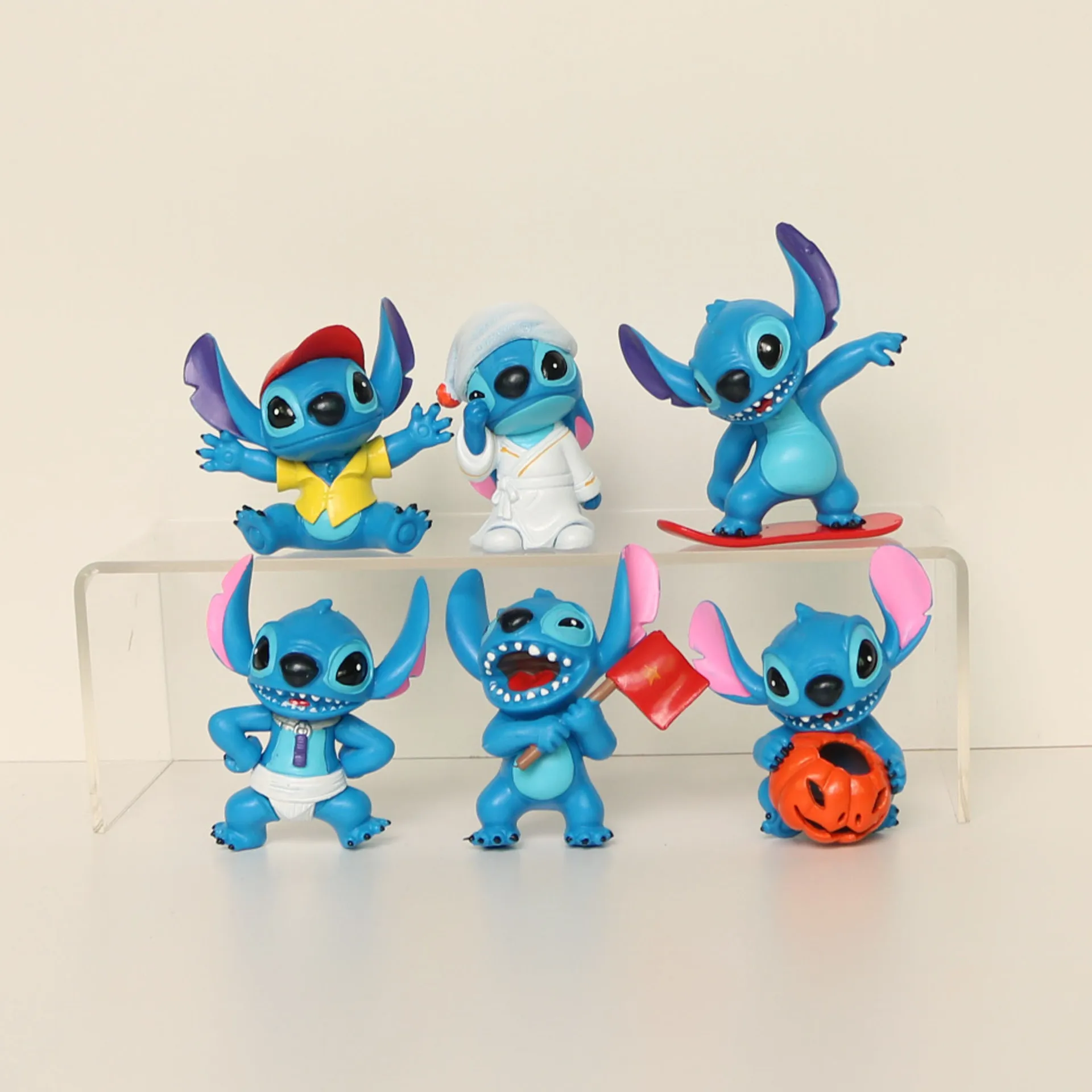 High Quality Stitch Anime Characters Display Models Pvc Action Figures ...