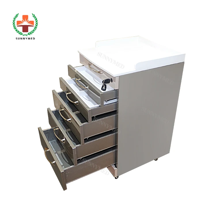 Customized Cupboard Hospital Furniture 304 316 Stainless Steel Medical Cabinets