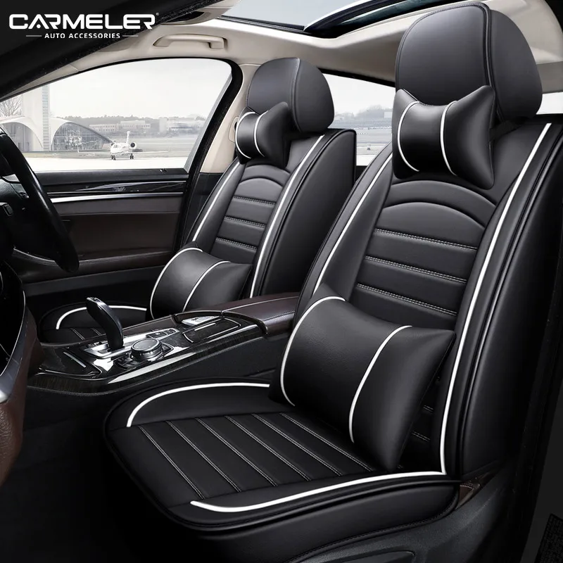 5 чехлов на сиденья автомобиля полный комплект универсальных автомобильных аксессуаров подходит для большинства автомобилей
