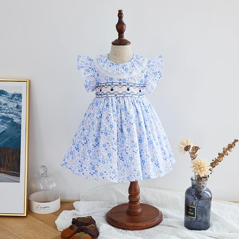 Handmade Summer Baby Girl Dresses Crochet Cotton Baby Girl Dress