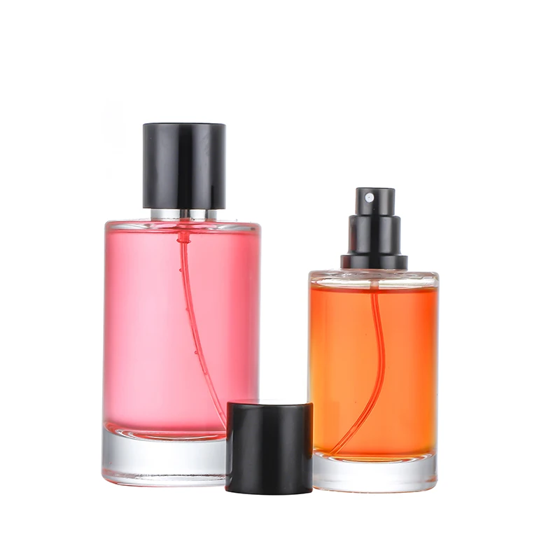 Clear Round 50ml Glass Perfume Bottle With Gift Box Oem/odm