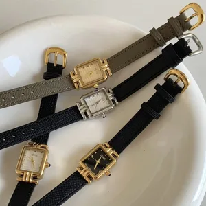 New IEKE Fashion Women Watch Woman Vintage Watches Unique square Small Gold Wristwatch for Girls