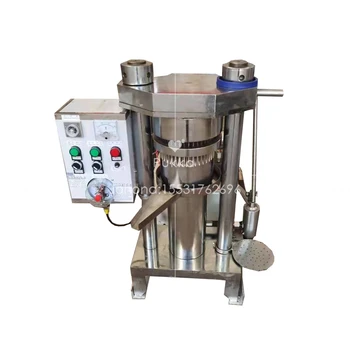 Vertical Perilla Seed Hydraulic Oil Press Tea Seed Automatic Korean Walnut Almond Sesame Cocoa Oil Machine