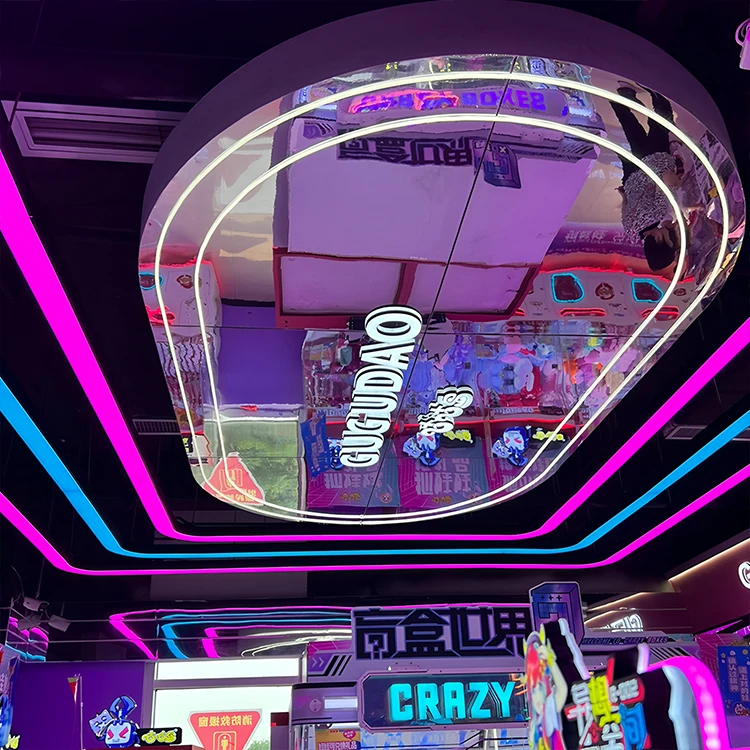 Custom Led Lighting Fixtures for Living Room for Arcade City KTV Shopping Mall Industrial Style Internet Cafe Dance Studio