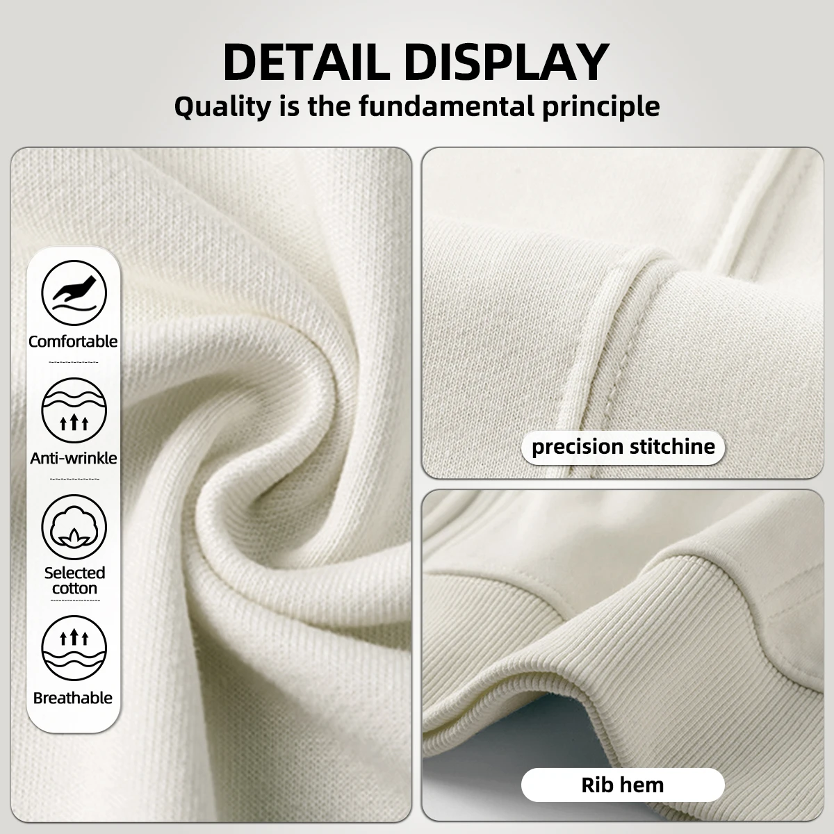 product mens hoodies  sweatshirts heavyweight blank oversized boxy fit 400gsm cotton hoodie high quality custom hoodie for men-3