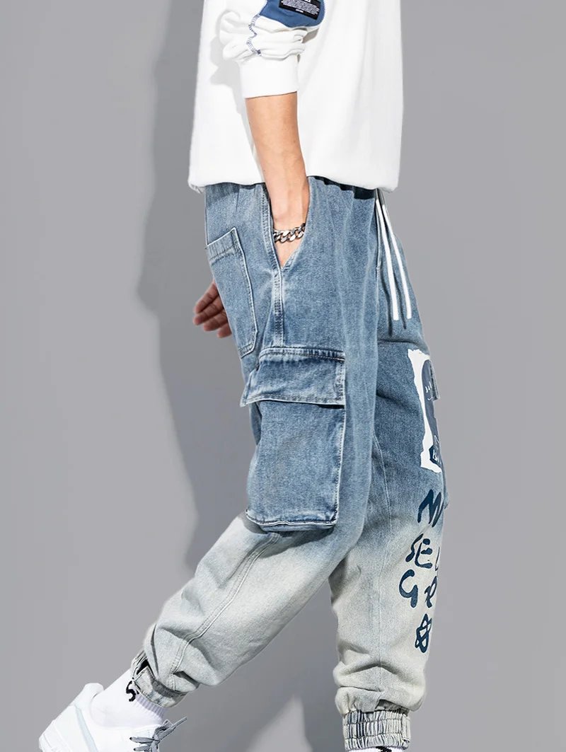 Zye Męskie Spodnie Cargo Utility, Spodnie Jogger Techwear z