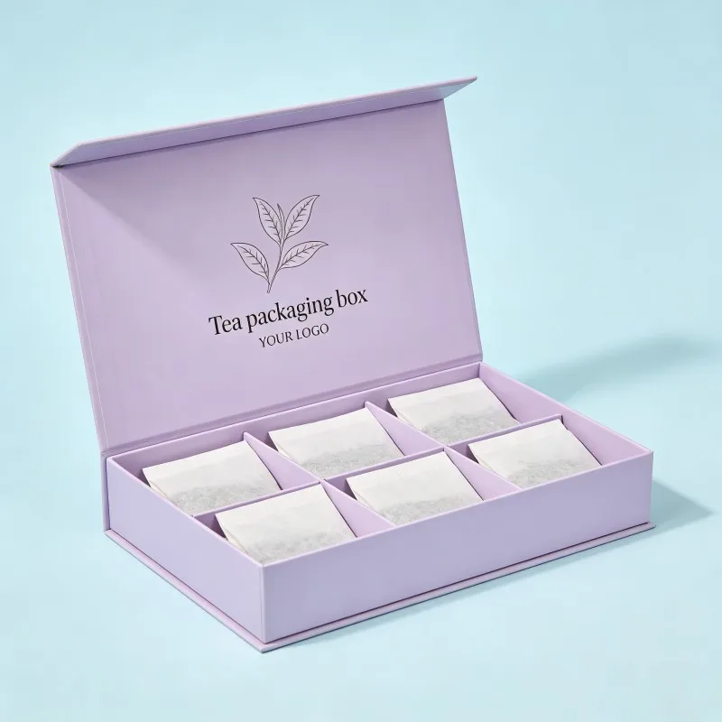 Scatole personalizzabili per imballaggio di caffè, tè e bevande, con scanalature, laminazione lucida/opaca, goffratura, rivestimento UV, in cartoncino resistente e riciclabile