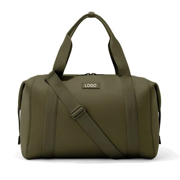 Custom 2024 Large Capacity Gym Sport Overnight Bag Carryall Travel Weedender bag Neoprene Tote Duffle bag for women