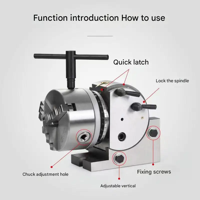 分割・１ ユニバーサルインデックス分割ヘッド125mmチャック