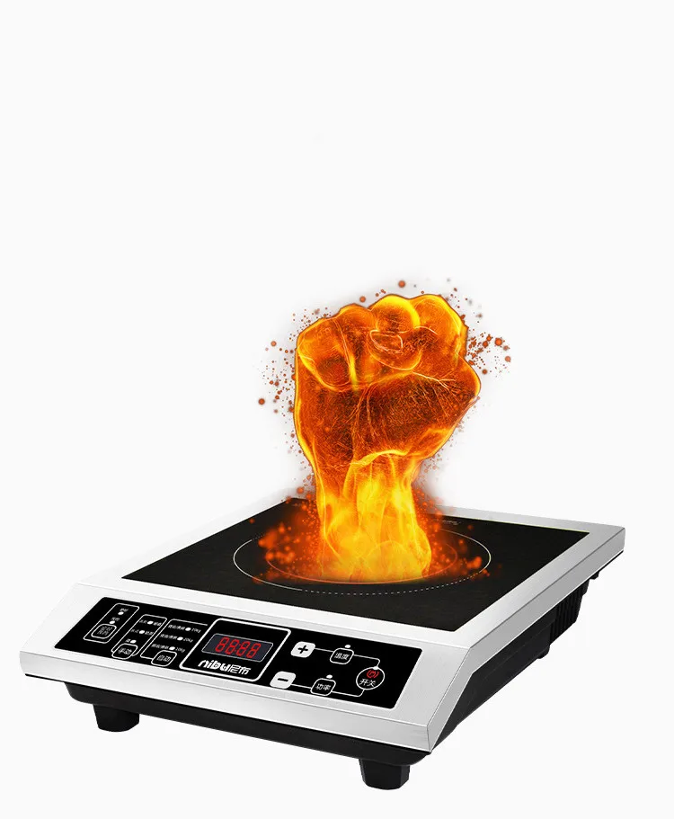 high-power induction cooker 3500w commercial flat