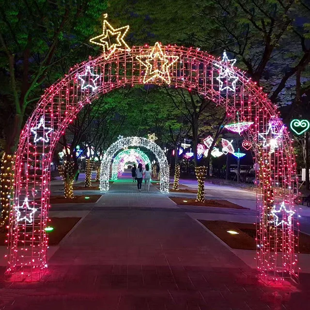 Arco Flotante LED 3D Madera – Marienberg Marienkirche Erzgebirge – Luz Navideña Alemana (68x39 Cm)