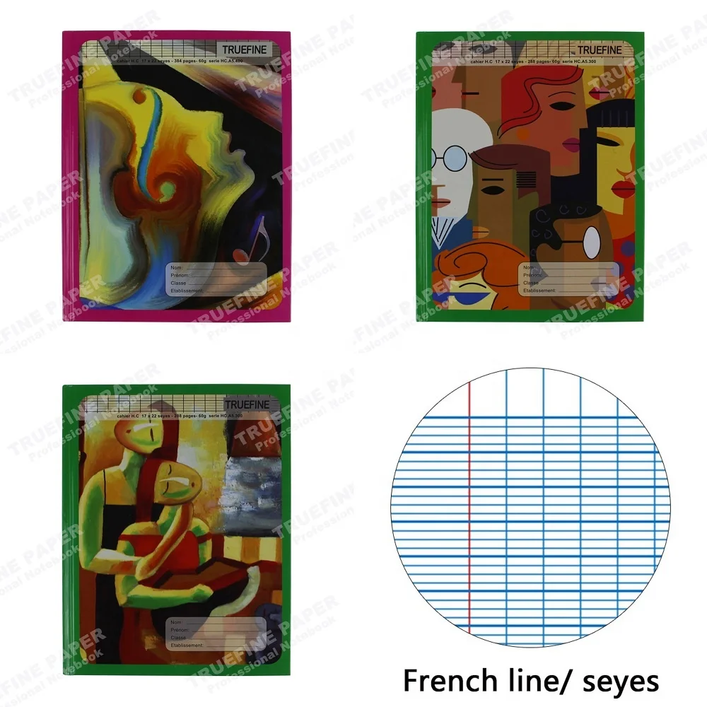 Оптовая продажа Китай заводская цена высококачественные французские школьные ноутбуки для Африки канцелярские принадлежности