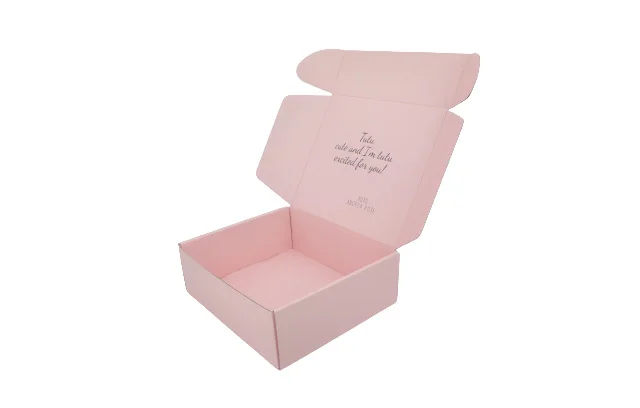 Картонные коробки с логотипом на заказ, отправка почтовых отправлений, розовый косметический набор, косметика, отправка, уход за кожей, гофрированные упаковочные коробки