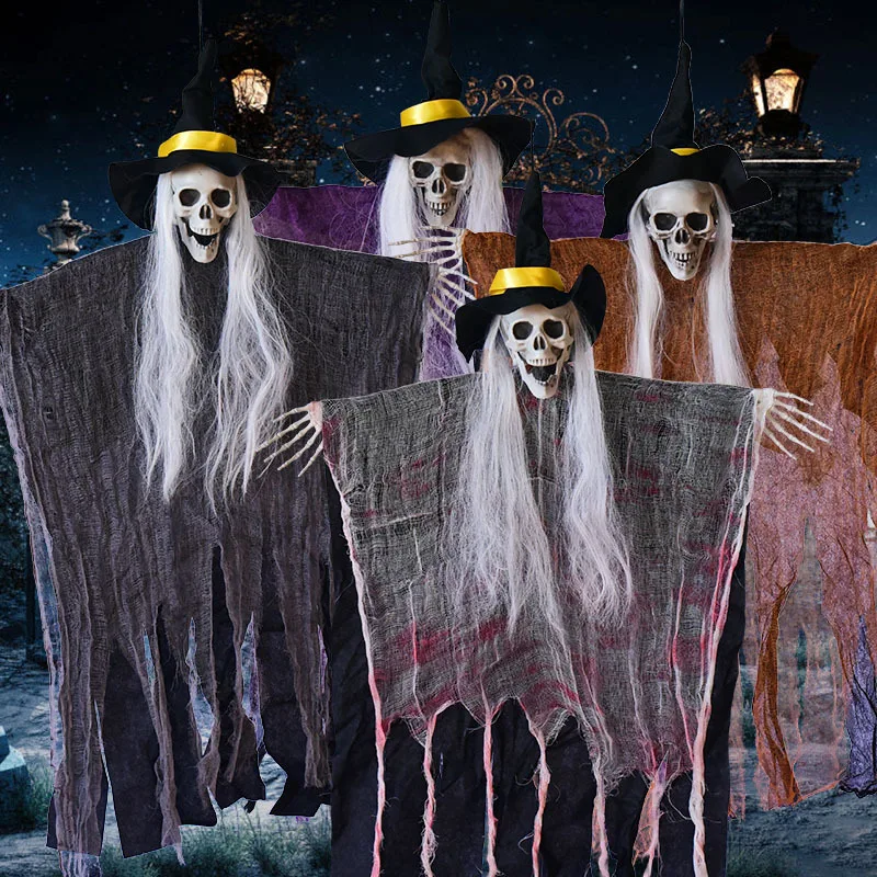 Haunted Life Size Prop Hanging Outdoor Decorations Ghost Animated ...