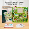 Dinosaur puzzle maze