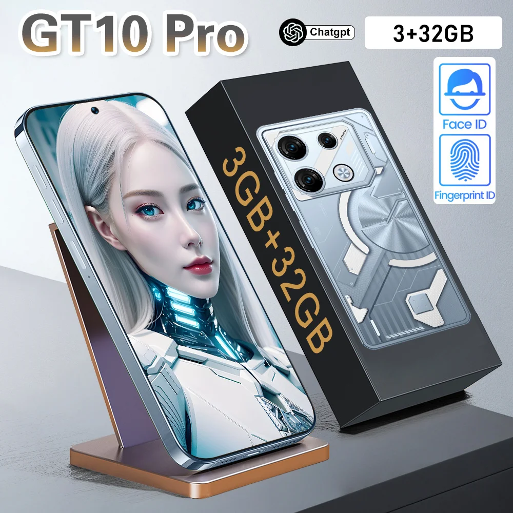 Hot Selling Infinix GT10 Pro 3GB+32GB 4G LTE CDMA Android Smartphone Unlocked Gaming LED Display 6.5" Screen