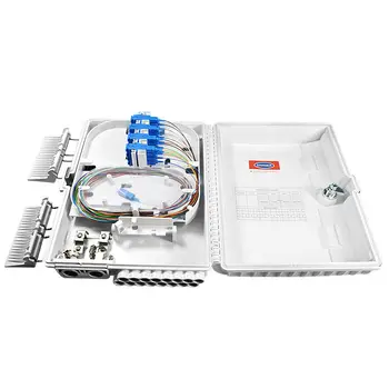 Fiber Optical Distribution Box for FTTH/FTTx Network, 16 Ports Out and 2 Ports in