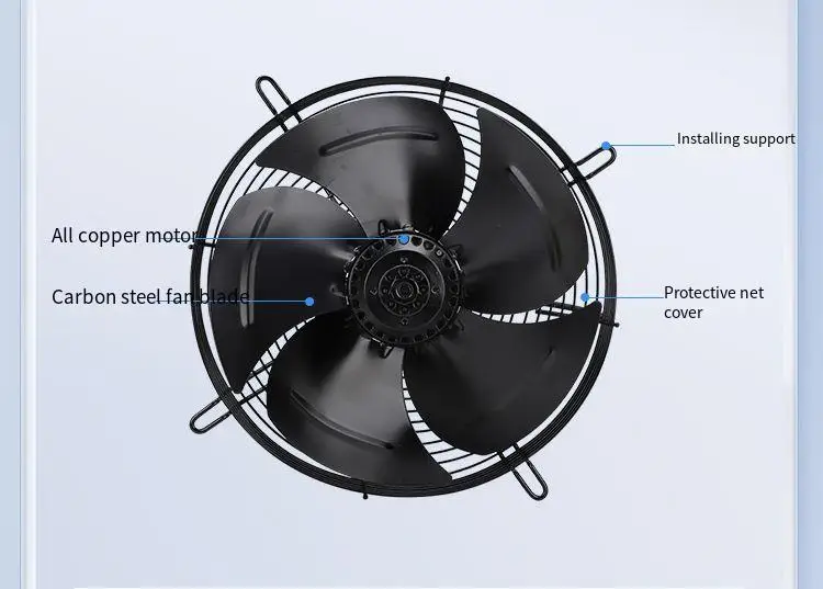 Ywfb4e-350 External Rotor Motor, Axial, 350mm - detail 8