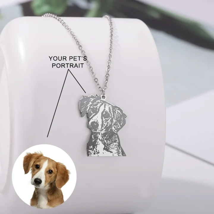 necklace with a picture of your dog