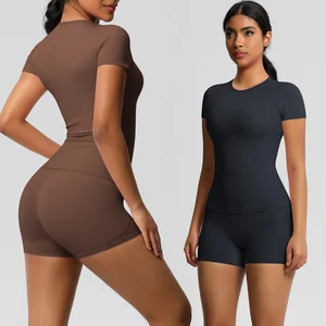 High Quality  Multi-color Yoga Wear Breathable and Elastic Gym Wear Fitness Yoga Set for Women