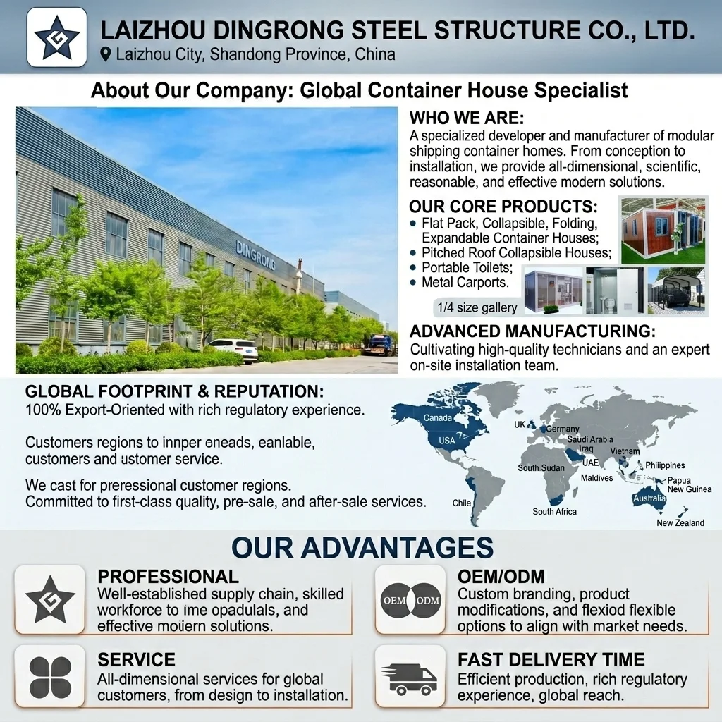 Dingrong container house company and factory