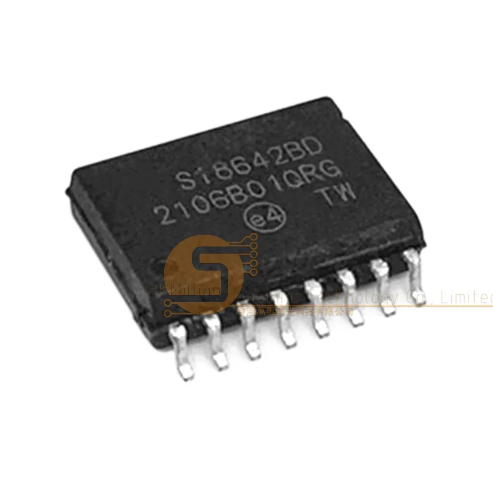 SOP16 Digital Isolator IC SI8642BD-B-ISR SI8642BD 150Mbps High-Speed Isolation for Industrial Automation