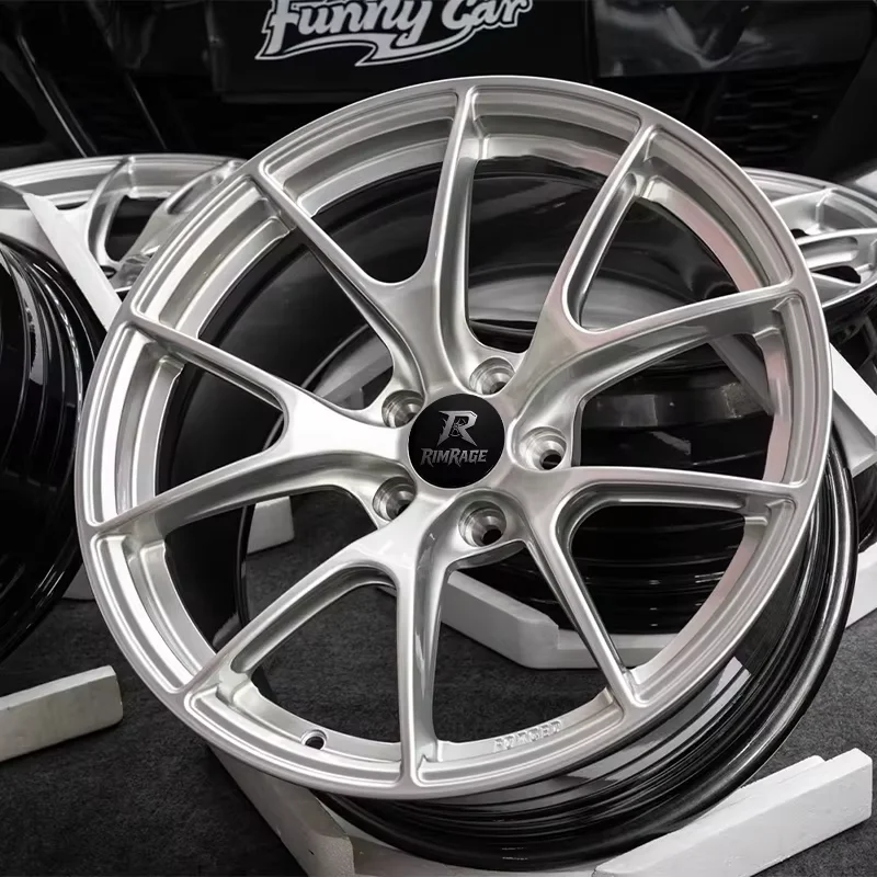 Forged Wheels Apex 17-26 Inch Polished Silver Lightweight Performance Alloy Rims For BMW M3 M4