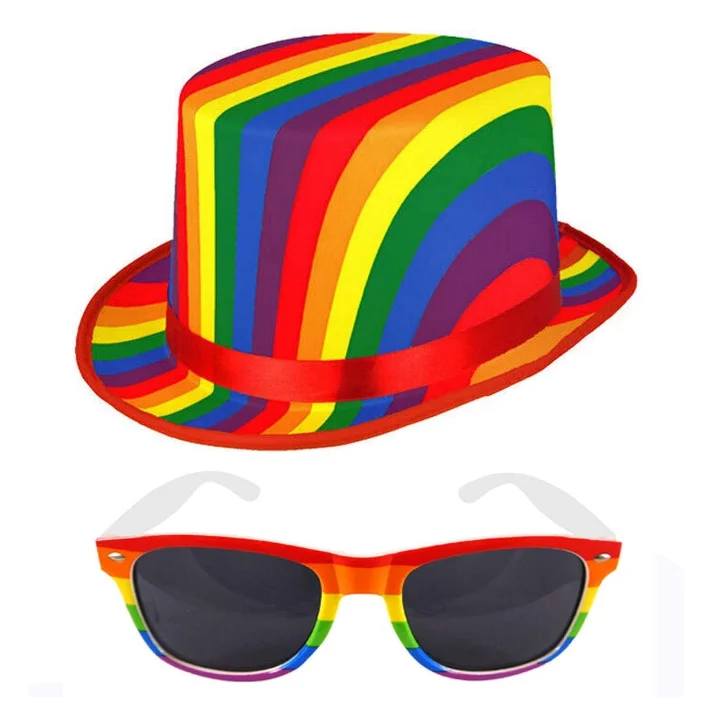 Aksesori Kebanggaan Gay Topi Pelangi 