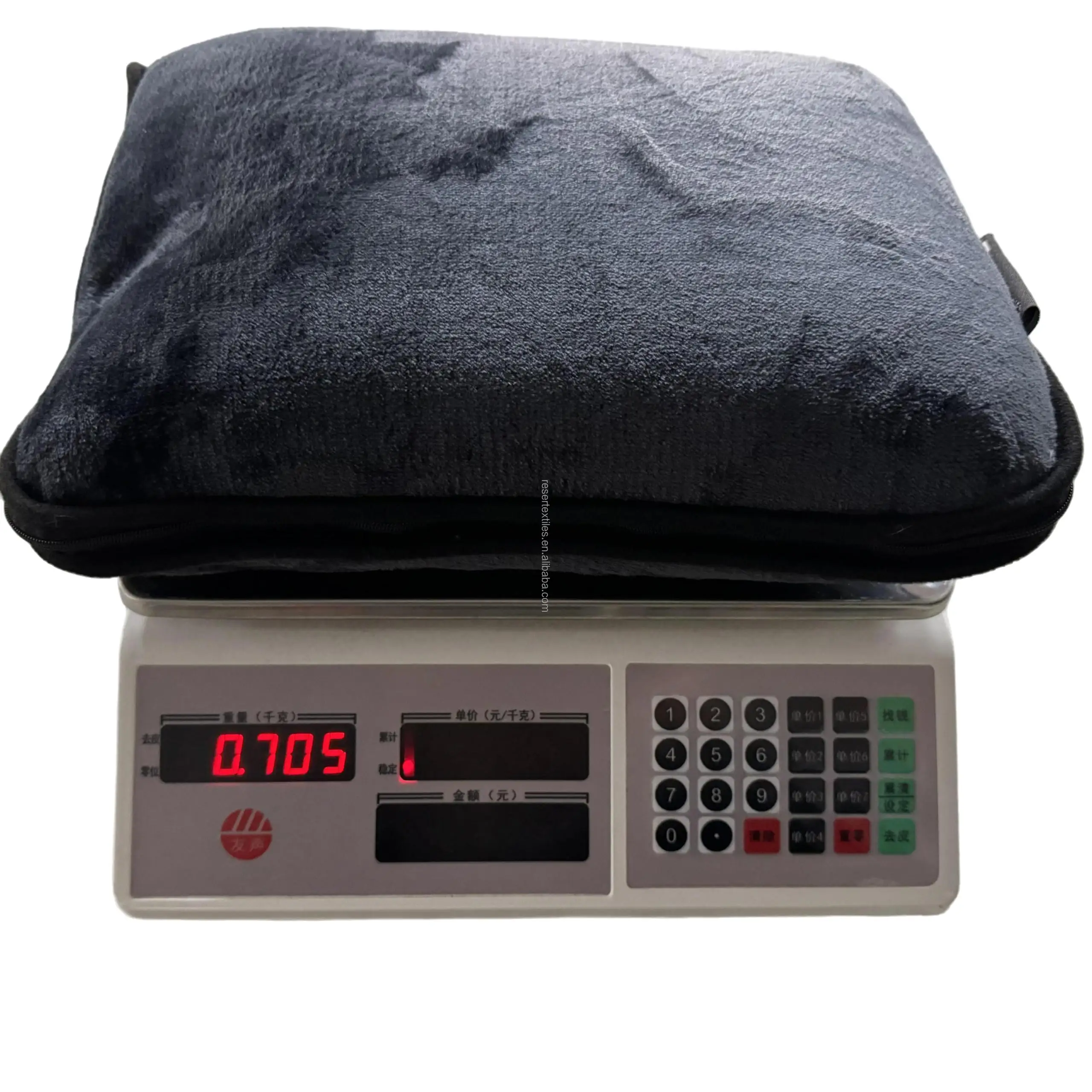 2-in-1 Premium Travel Blanket and Pillow Customizable Logo Hand Luggage Belt with Backpack Clip Perfect Carry-On Accessory