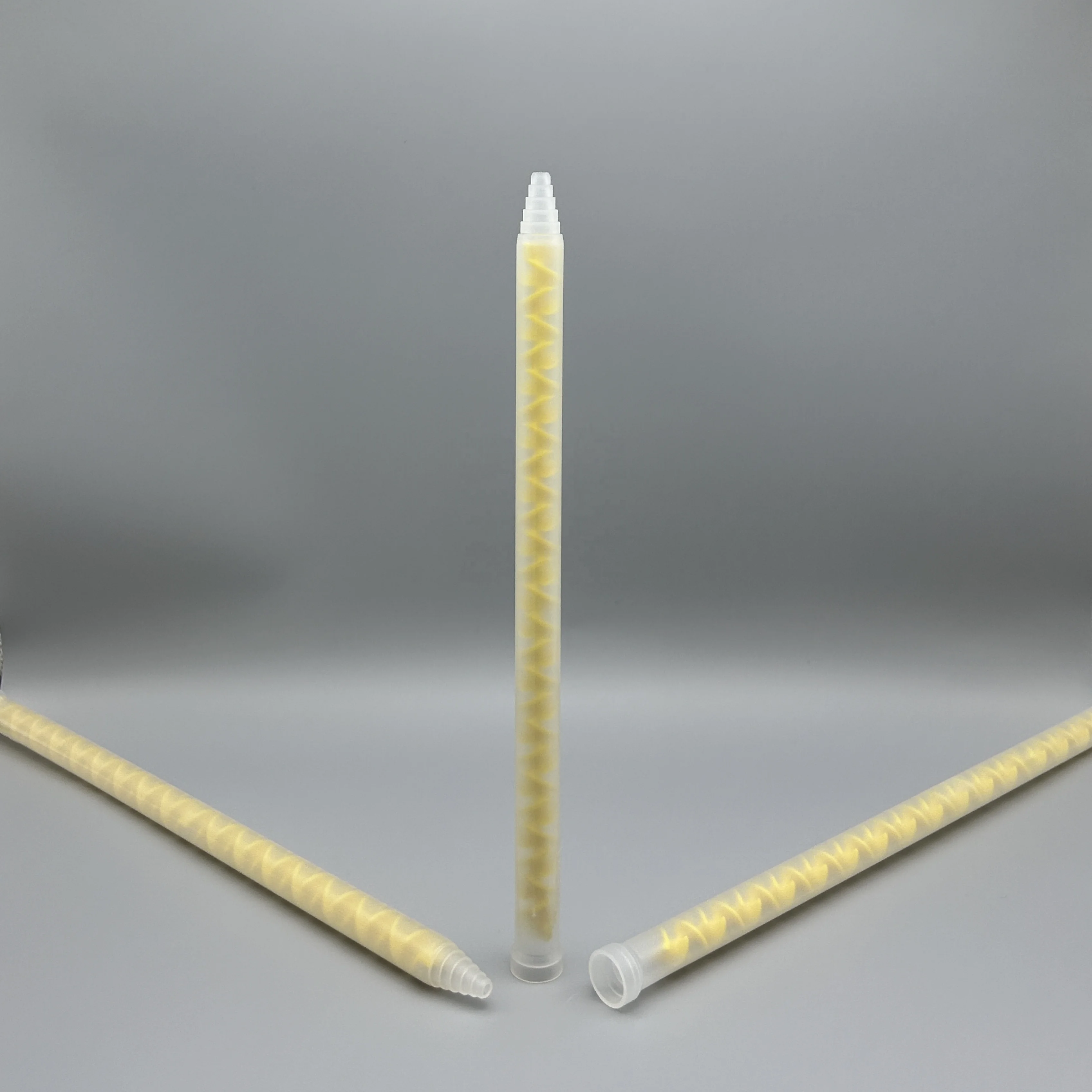 Ms1324 Epoxy Resin Silicone Round Mouth Mixer Nozzle For 2 Component