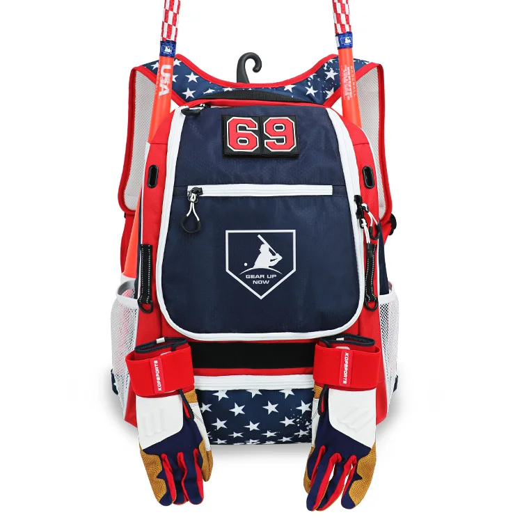 Kopbags Custom LOGO Baseball Basic Backpack Softball Base Student Bag