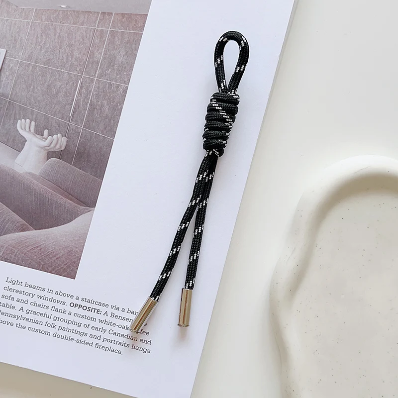Keychain Y2k Rope Y2K Stylish Polyester Rope Bag Charm Keychain Cool Knot Accessories for ...