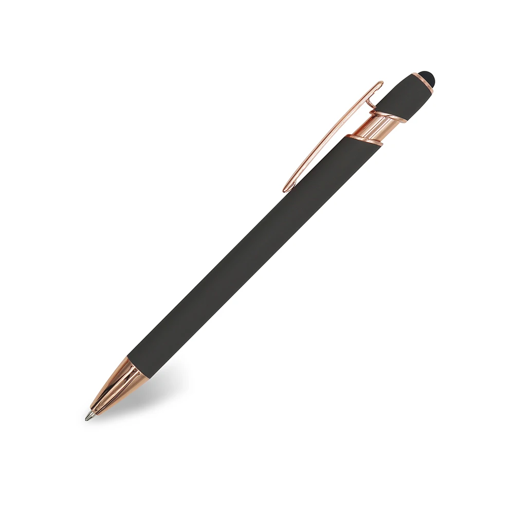 Promotion Advertising Gift 2 in 1 Ballpen Stylus Screen Ballpoint Pen Factory Delivery Metal Pen With Custom Logo