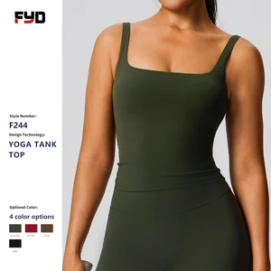 Custom High Quality Hot Fitness Wear Yoga Top Drying Workout Clothes Camisole Sport Bra Women Gym Sportswear Yoga Tank Top